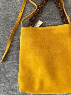 NWT MADEWELL SUEDE CROSSBODY TOTE